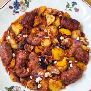 Easy Sheet Pan Dinner with Sausage, Peppers, and Potatoes