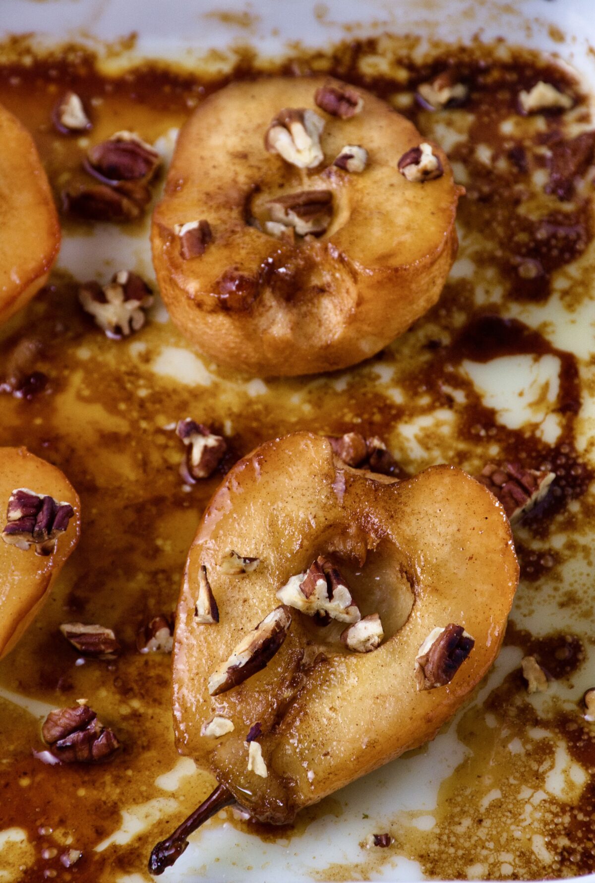 baked spiced pears
